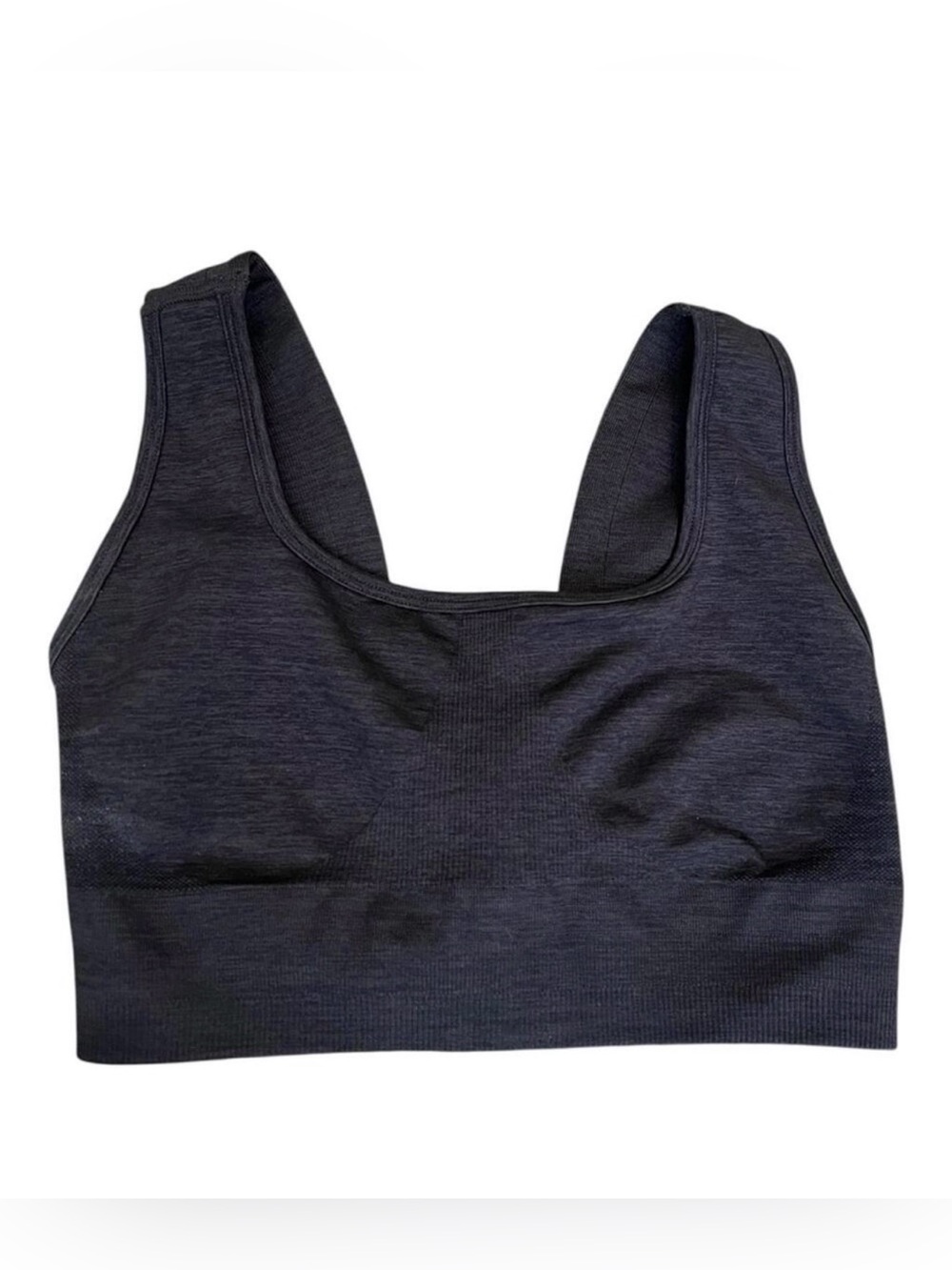 Buffbunny Collection Synergy Seamless Sports Bra Charcoal Black Womens Medium